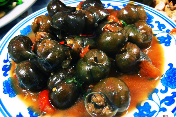 Stuffed River Snails