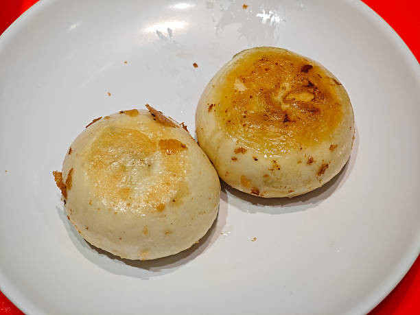 Shengjianbao pan fried dumplings Shanghai