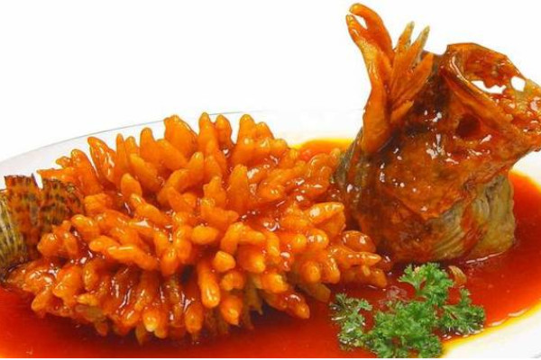 Squirrel-Shaped Mandarin Fish