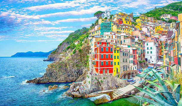 Riomaggiore Cinque Terre village Italy