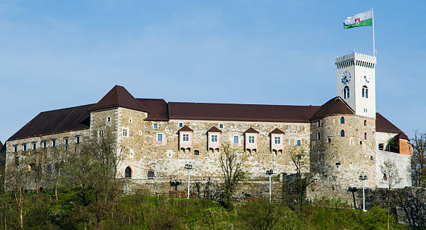 Ljubljana Castle on the hill above the old town