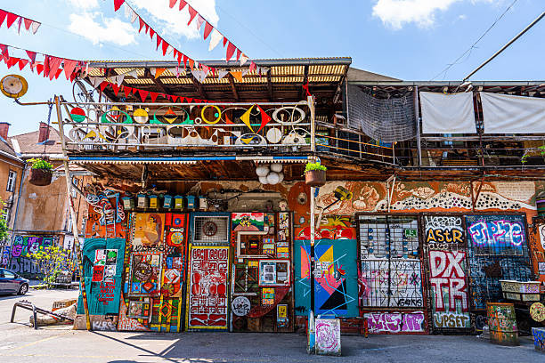 Metelkova Mesto autonomous cultural centre Ljubljana