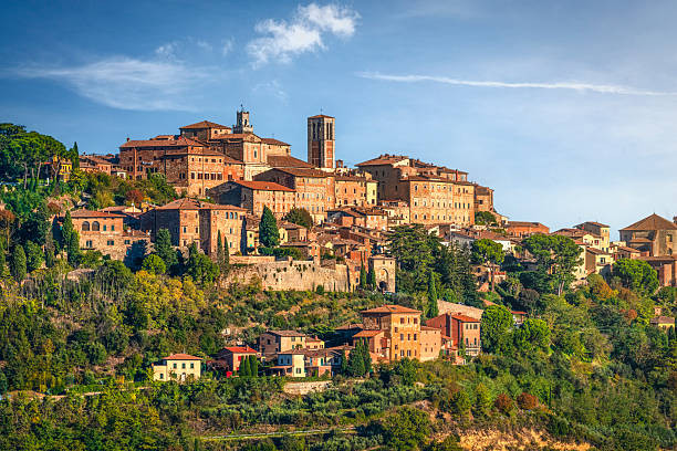 Montepulciano hilltop wine town Tuscany Nobile