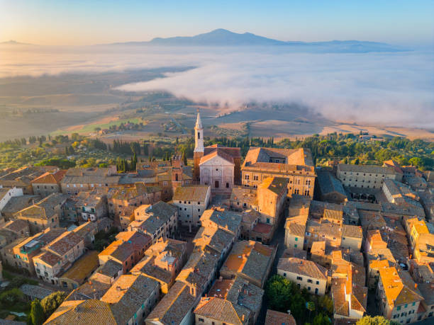 Pienza Renaissance town UNESCO Val d'Orcia Tuscany