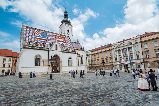 Zagreb Cathedral and Kaptol hill upper town